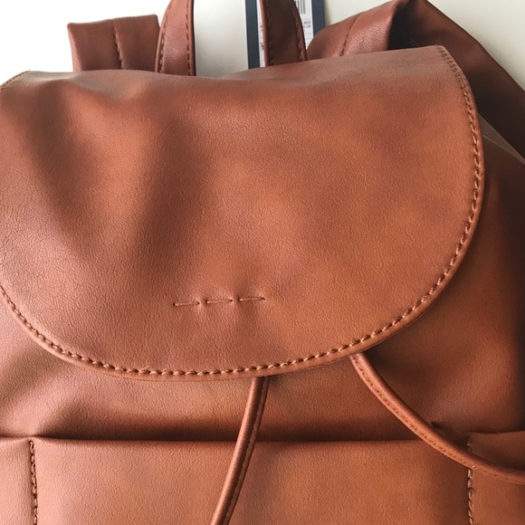 LAST ONE! Rowan Soft Faux Leather Backpack brown - Picture 7 of 8